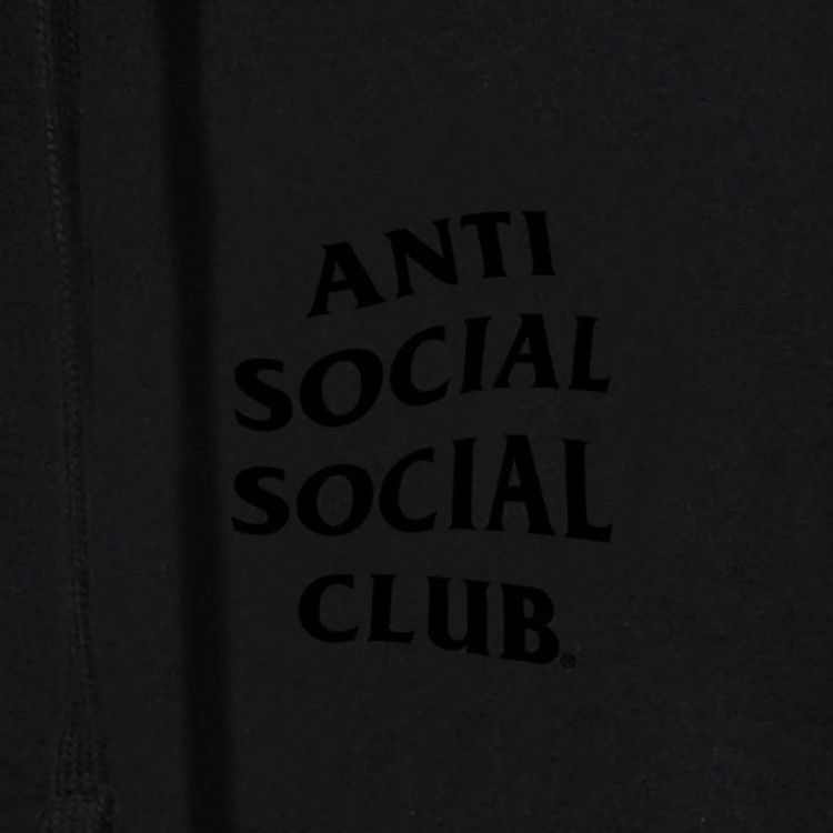 Anti Social Social Club Cancelled Hoodie Black