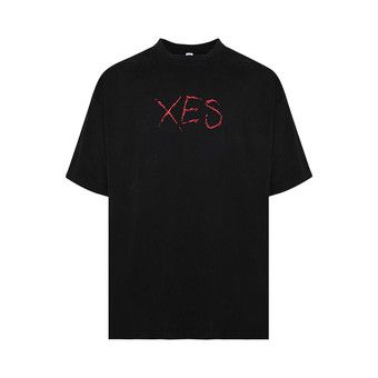 Buy Vetements Xes T-Shirt 'Black' - UE64TR220B BLAC | GOAT