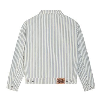 Buy Stussy Stripe Garage Jacket 'Stripe' - 115564 STRI | GOAT