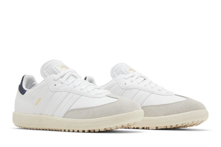Samba Spikeless Golf White Collegiate Navy