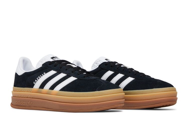 Adidas Wmns Gazelle Bold 'black Gum'