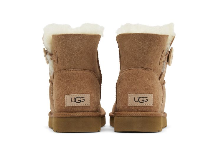 Ugg Wmns Mini Bailey Button 2 Boot 'chestnut'