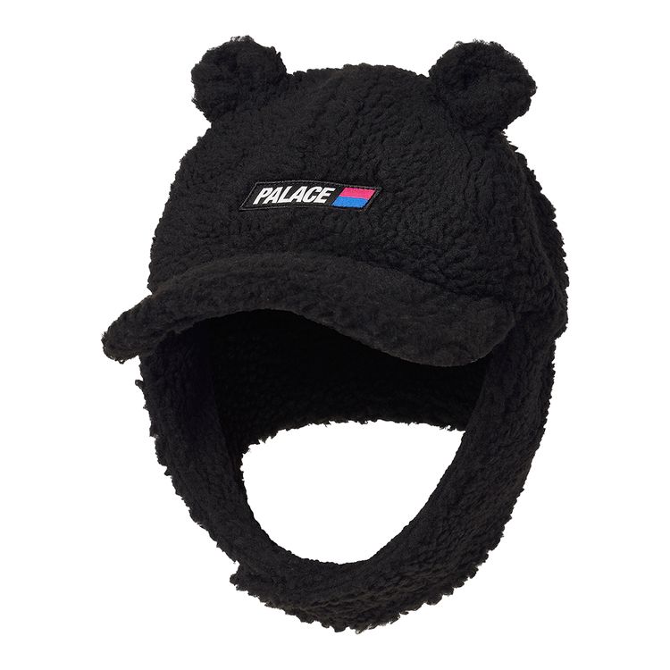 Palace Teddy Ears Earflapper 'Black'