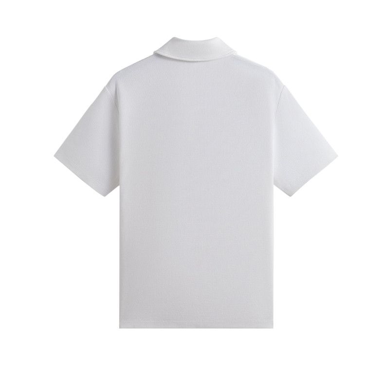 Kith Micro Waffle Drew Polo 'white'