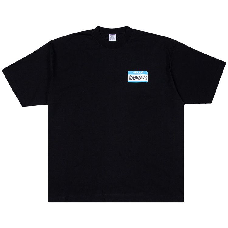 Vetements My Name Is T-Shirt 