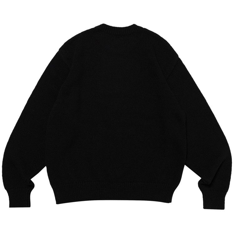 Buy Human Made Low Gauge Knit Sweater 'Black' - HM27CS038