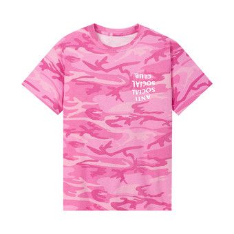 Camo Tee Camo Assc Buy Anti Social Social Club Mind Play Tee 'Pink - Main Image
