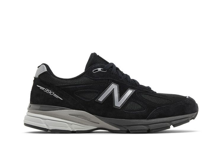 New Balance 990v4 MiUSA Black Silver — foto 2