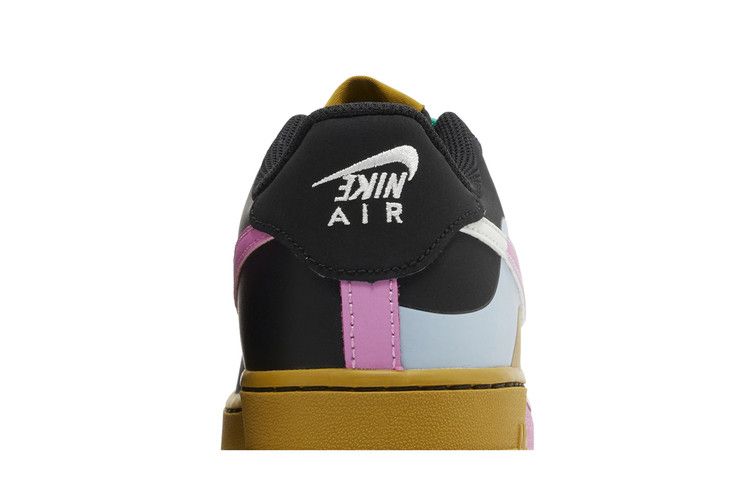nike air force black pink yellow