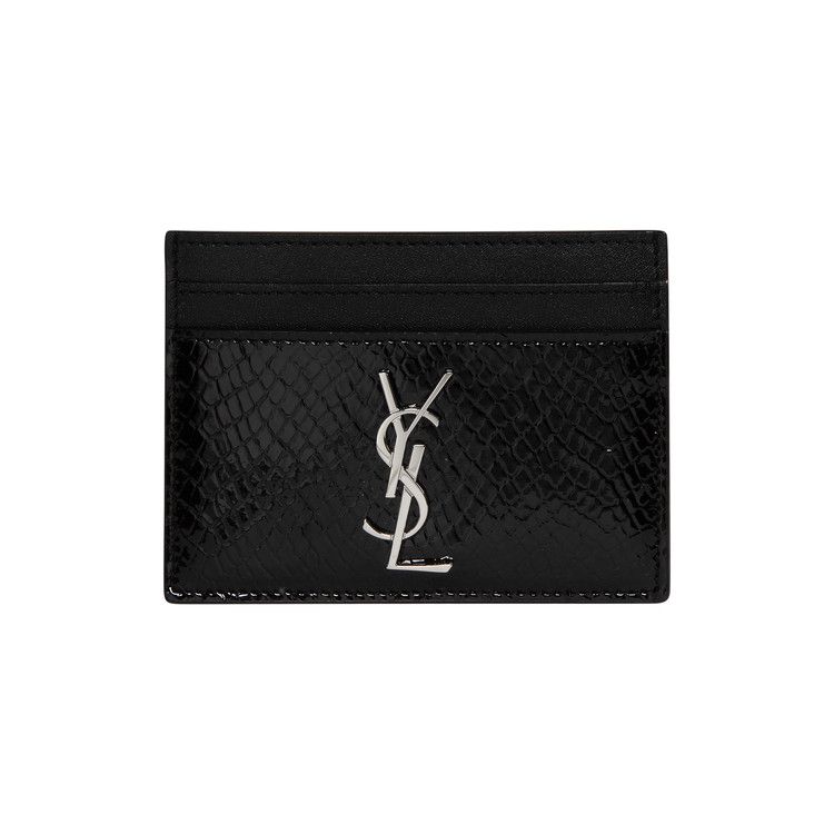 Buy Saint Laurent Credit Card Case 'Noir' - 370778 AADAZ 1000 