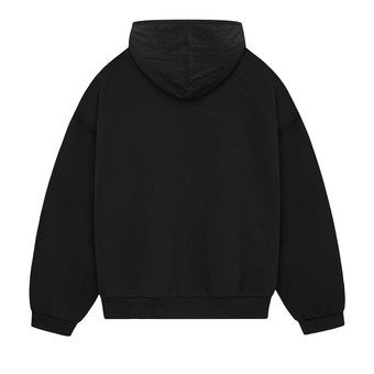 【ESSENTIALS】Nylon Fleece Hoodie/Jet Black(202SP244310F) Fear of God Essentials Nylon Fleece Hoodie Jet Black/Jet