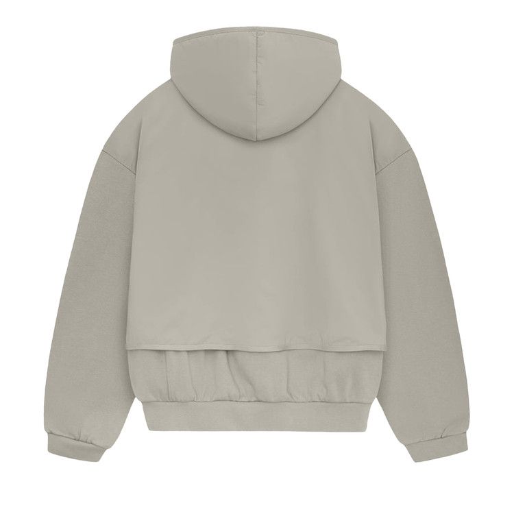 Fear of God グレー　ノースリーブ Fear of God Essentials Drop2 SS23 3/4 Sleeve Half Zip
