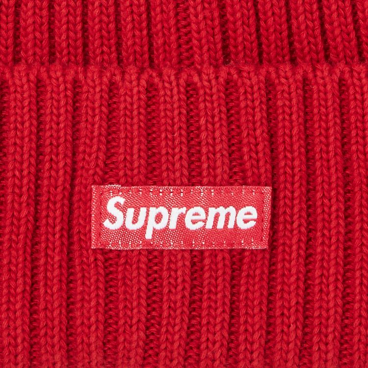 Supreme overdyed hot sale beanie red