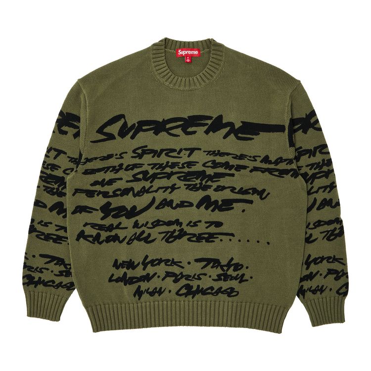 Supreme Futura Sweater 'Olive'