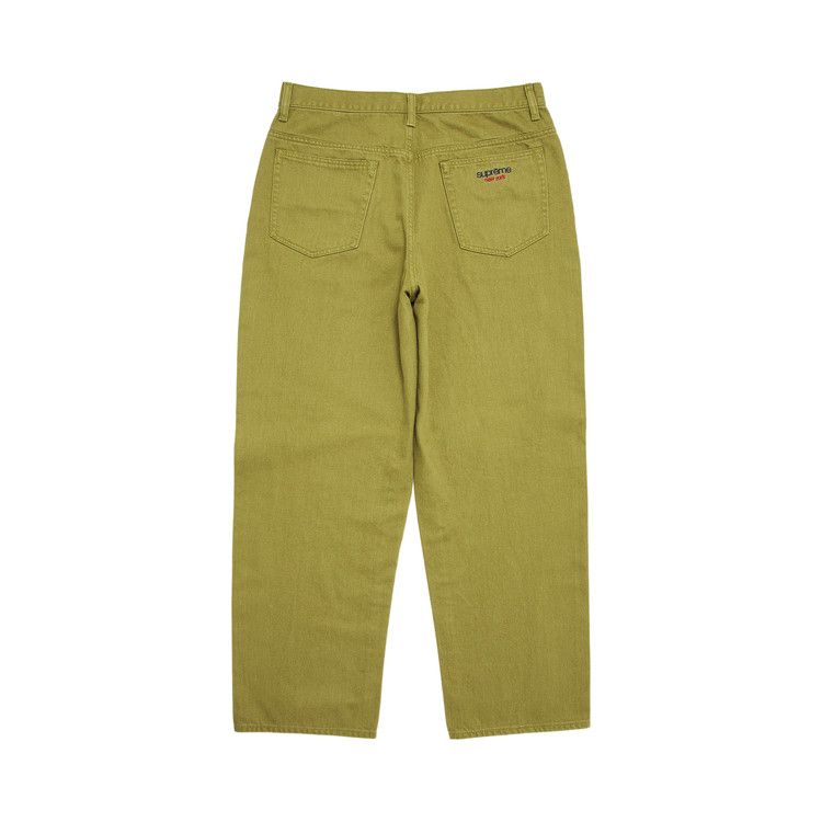 Buy Supreme Baggy Jean 'Light Olive' - SS24P27 LIGHT OLIVE | GOAT