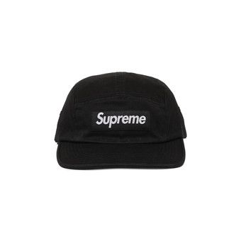 Buy Supreme Washed Chino Twill Camp Cap 'Black' - SS24H31 BLACK | GOAT
