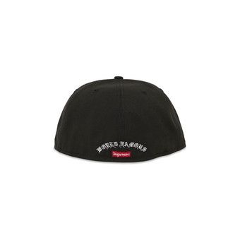 ウェア Supreme Gold Cross S Logo New Era Black Supreme Gold Cross S Logo New Era (SS24) - $54
