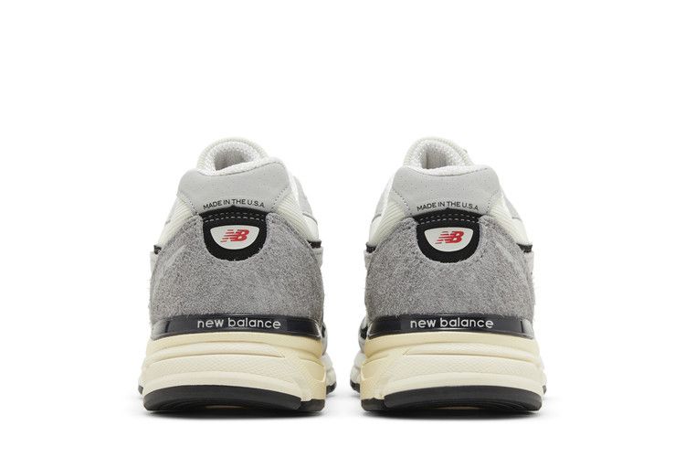 New Balance 990v4 MiUSA Teddy Santis Grey Black Cream — foto 7