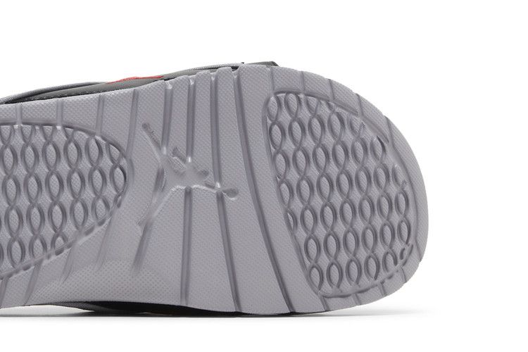 Air Jordan Hydro 4 RETRO Slide 'black Cement'