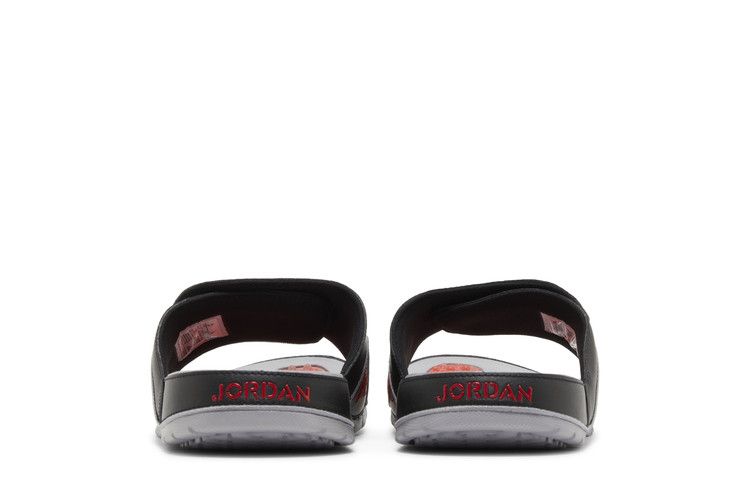 Air Jordan Hydro 4 RETRO Slide 'black Cement'