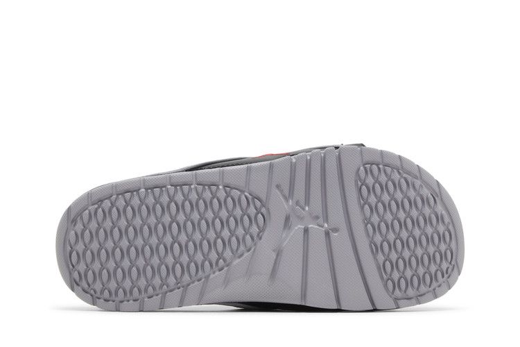 Air Jordan Hydro 4 RETRO Slide 'black Cement'