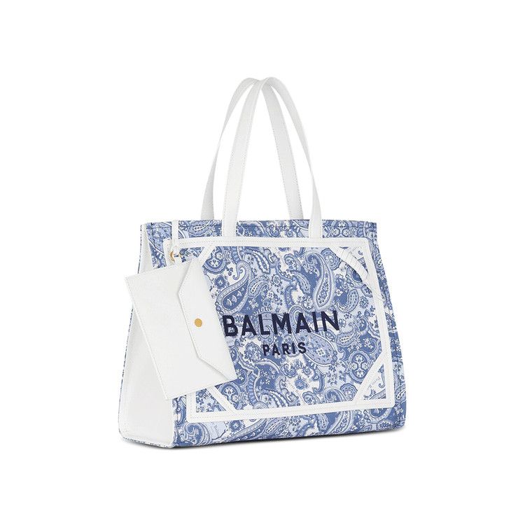 Balmain B-Army 42 Tote Bag Pale Blue