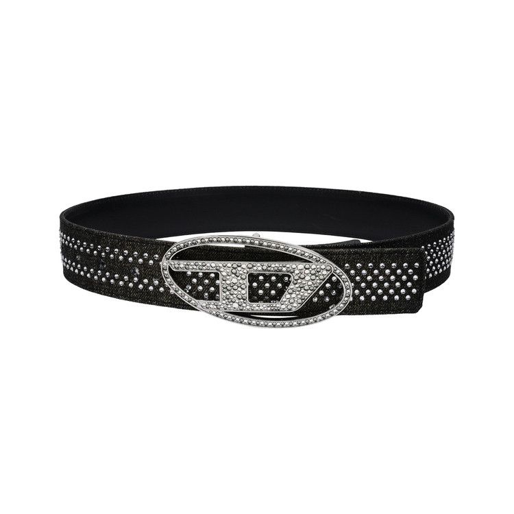 Buy Diesel Denim Crystal Buckle Belt 'Black' - X09940 P6330