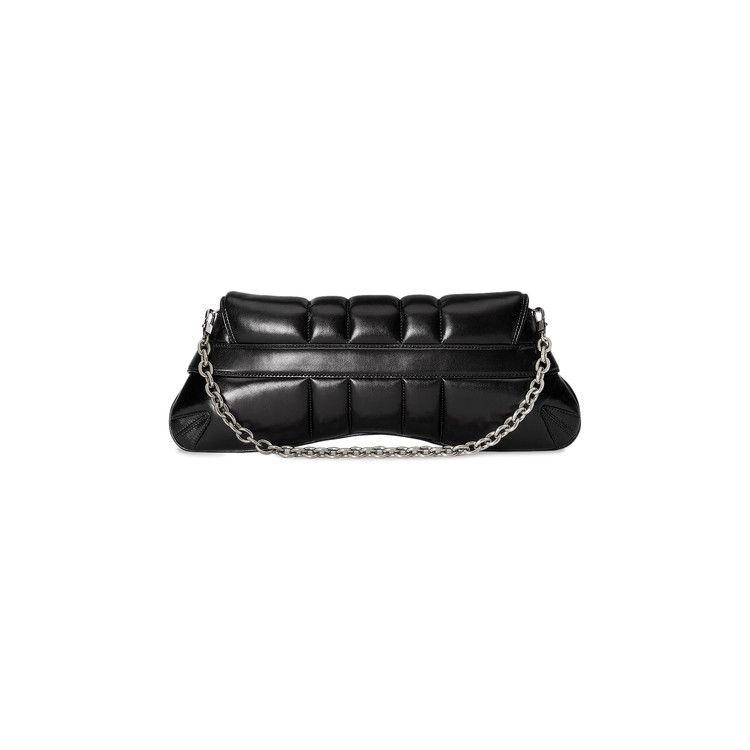 Gucci Horsebit Chain Medium Shoulder Bag Black