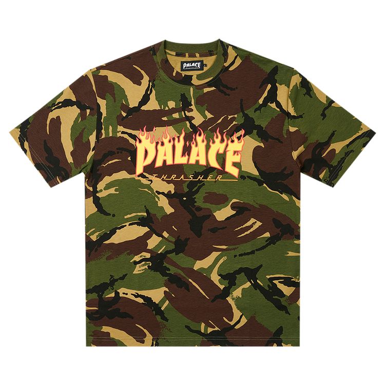 Palace x Thrasher T-Shirt 'Camo'