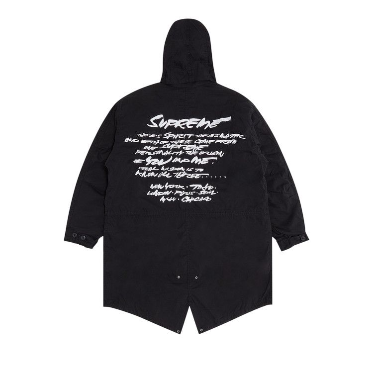 Buy Supreme Futura Fishtail Parka 'Black' - SS24J57 BLACK | GOAT