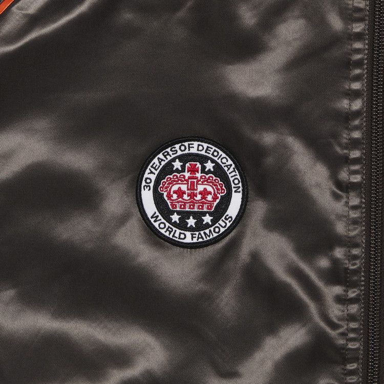 Buy Supreme Satin Hooded Track Jacket 'Brown' - SS24J24 BROWN | GOAT