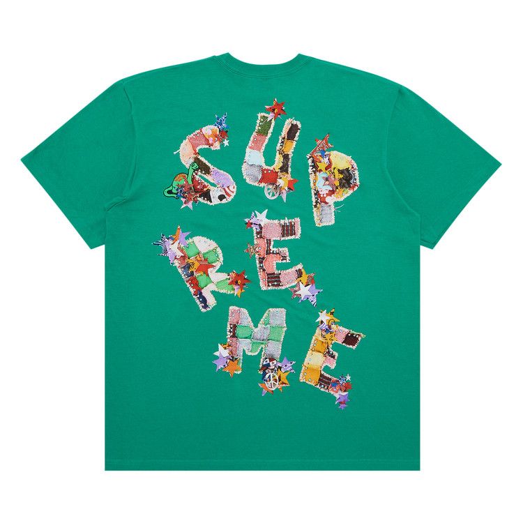 Supreme Patchwork Tee 'green'