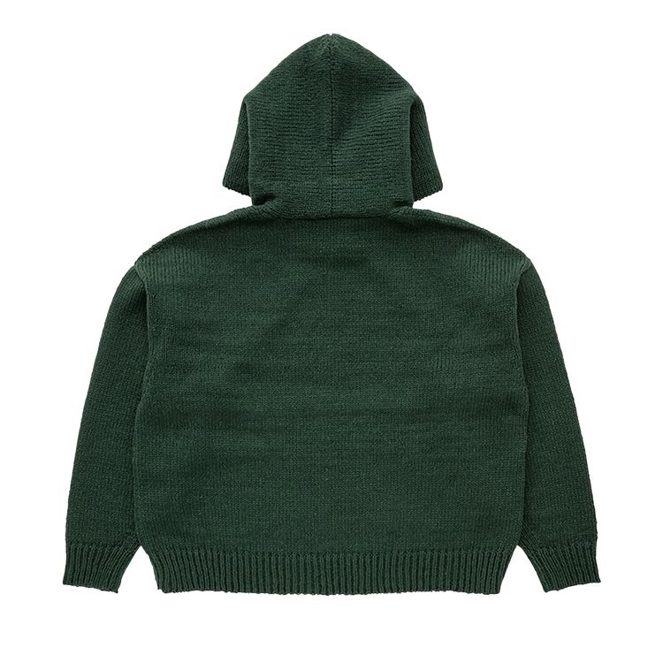 Buy Visvim Amplus SB Knit Hoodie 'Green' - 123205012003 GREE 