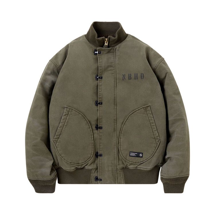 Buy Neighborhood Deck Jacket 'Olive Drab' - 232YTNH JKM01 OLIV | GOAT