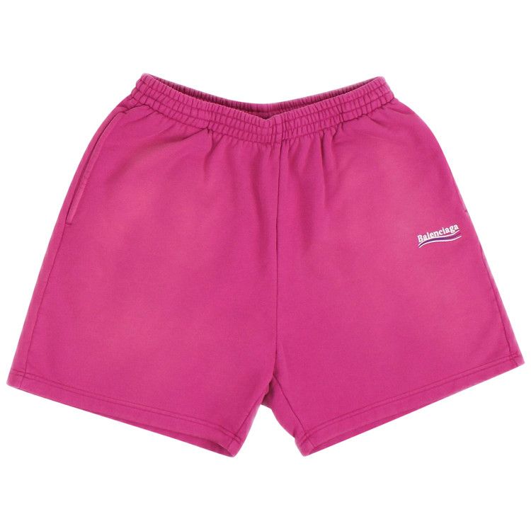 フィットネスボトムス Balenciaga Balenciaga Fuchsia Velvet Joggers BALENCIAGA Fuchsia Logo Wide-Leg Cotton Sweatpants | endource