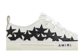 【AMIRI】男性用 STARS COURT LOW スニーカー AMFOSR1013 STARS COURT LOW - Black Black | AMIRI