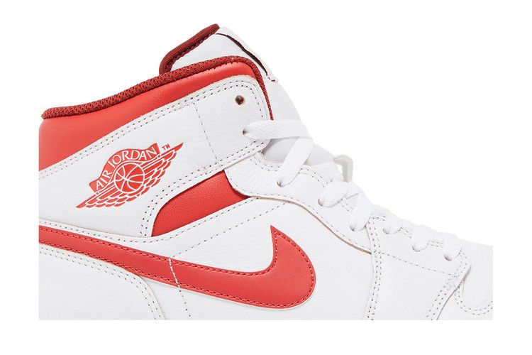 Buy Air Jordan 1 Mid SE 'White Dune Red' - FJ3458 160 | GOAT