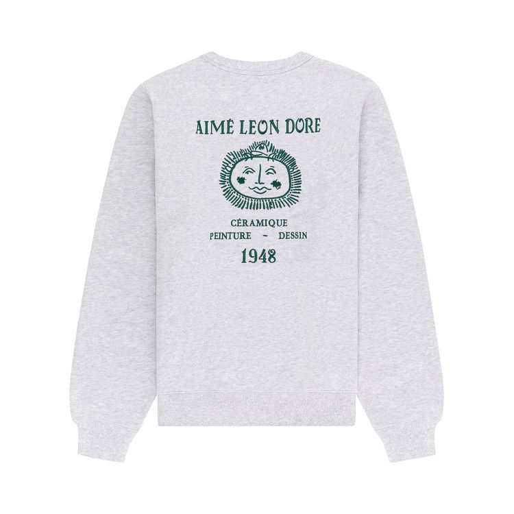 Buy Aimé Leon Dore Artiste Crewneck Sweatshirt 'Silver Mix' - SS24CS006  SILV | GOAT