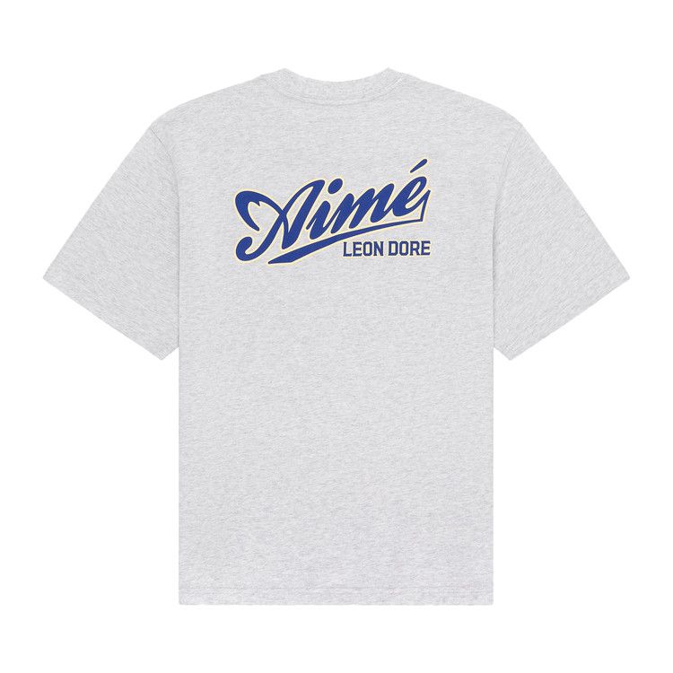 Buy Aimé Leon Dore Cycling Logo Tee 'Silver Mix' - SS24CT032 Buy Aimé Leon Dore Cycling Logo Tee 'Silver Mix' - SS24CT032