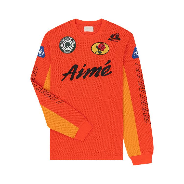 Buy Aimé Leon Dore Mesh Moto Long-Sleeve Tee 'Orange
