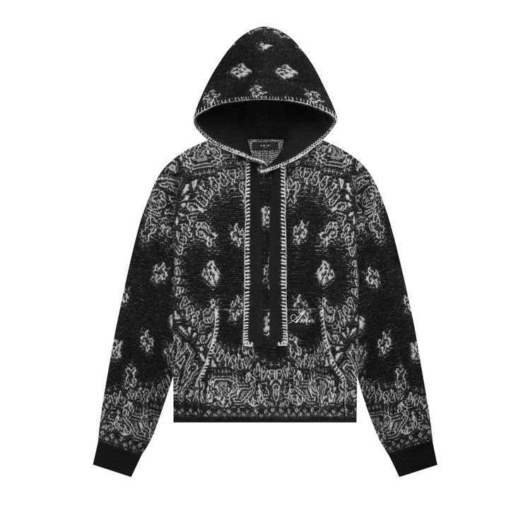 Black bandana hoodie hotsell