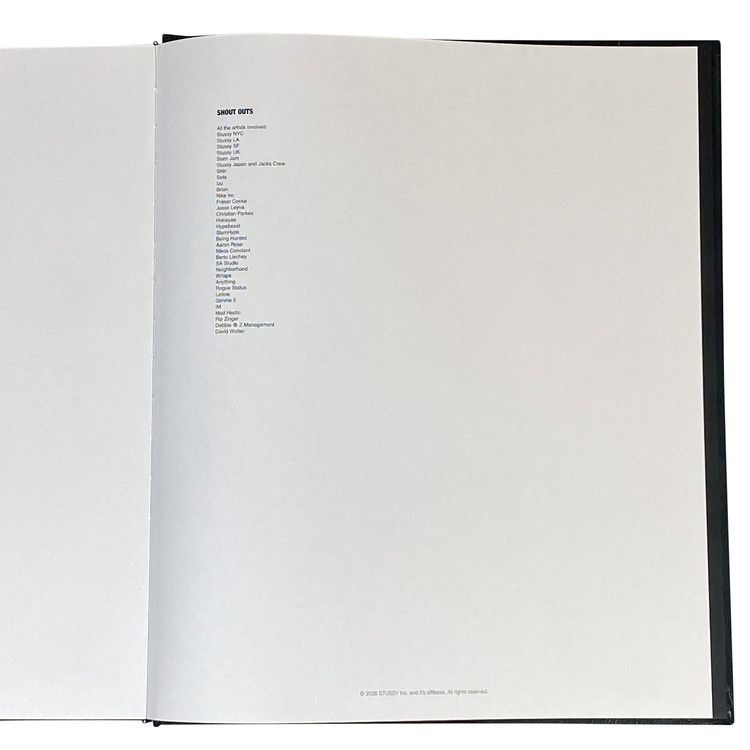 Buy Stussy World Tour Book - 0535 1FW060903WTB BLAC | GOAT