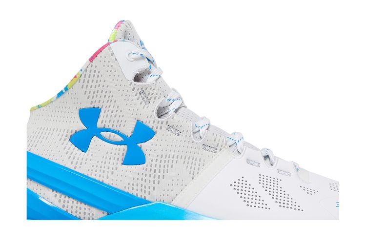 Under Armour Curry 2 Splash Party 3026282-100 White Basketball Shoes  Sneakers