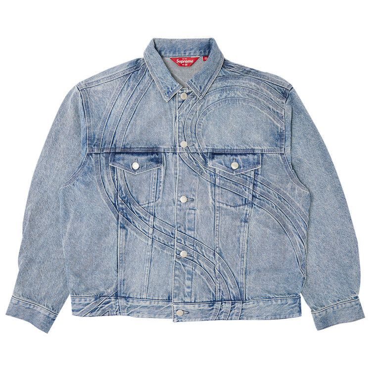 将*吉様 Supreme x Levi's Fleece Trucker Jac Supreme