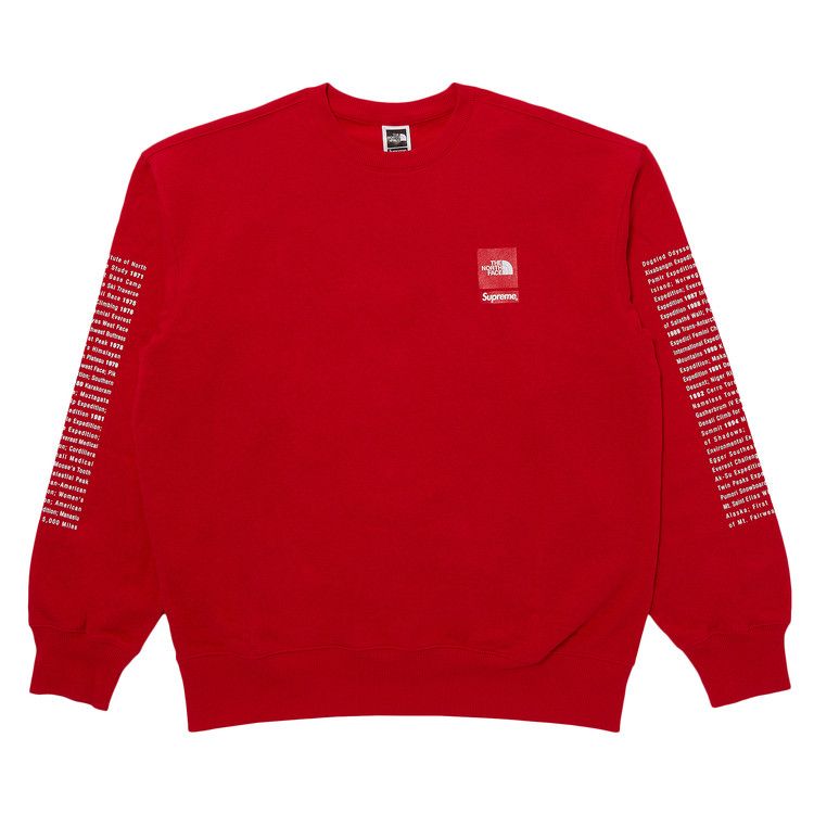 Buy Supreme x The North Face Crewneck 'Red' - SS24SW2 RED