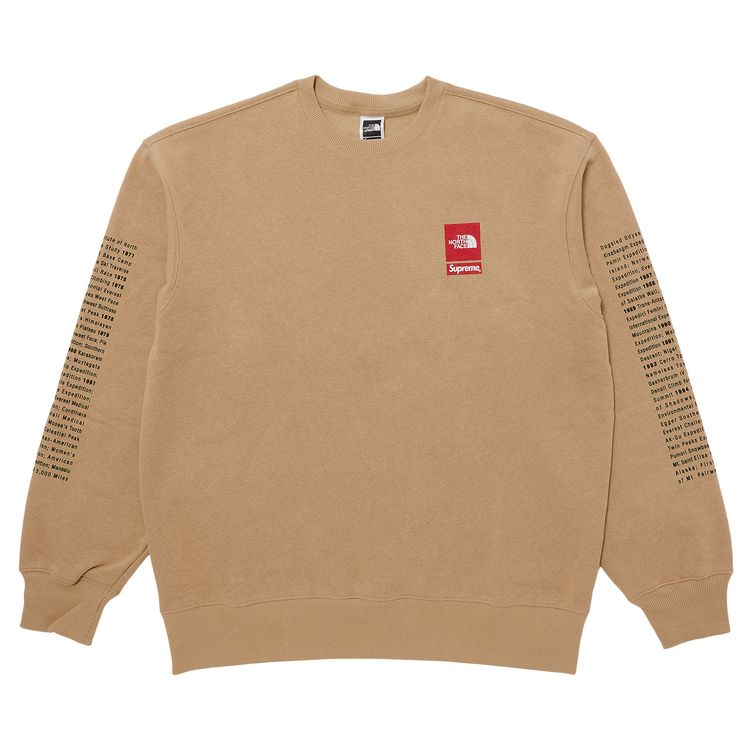 Buy Supreme x The North Face Crewneck 'Khaki' - SS24SW2 KHAKI 