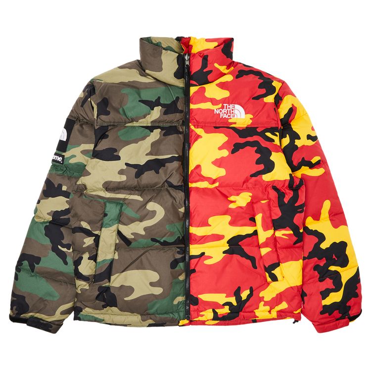 Buy Supreme x The North Face Split Nuptse Jacket 'Camo' - SS24J60