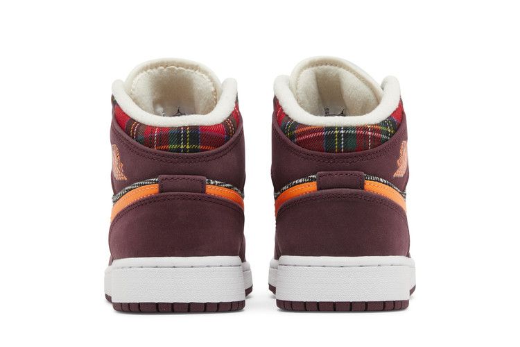 Air Jordan 1 Mid SE Gs Plaid