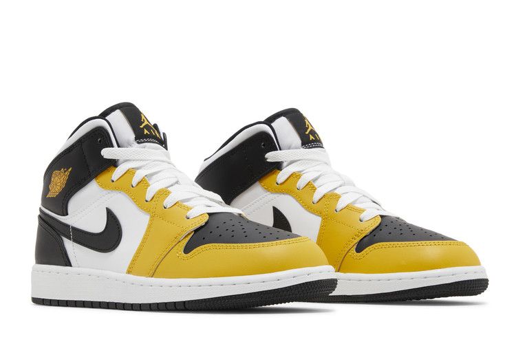 Air Jordan 1 Mid Gs Yellow Ochre