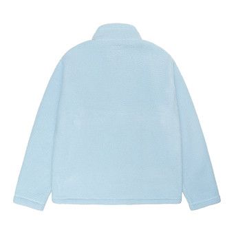 Buy Stussy Polar Fleece Half Zip Mock Neck 'Blue' - 118542